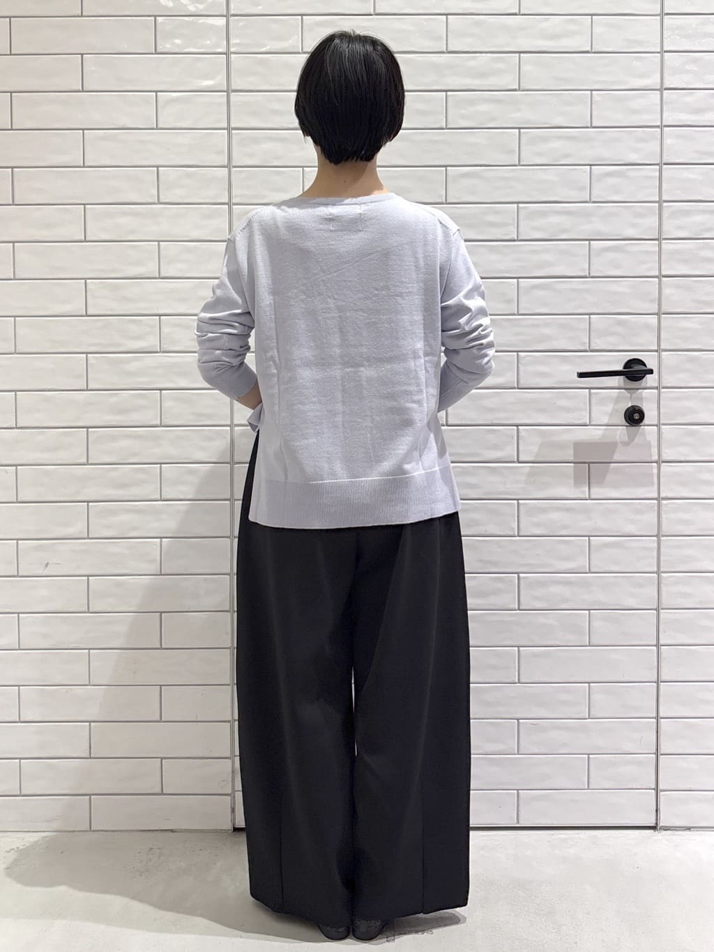 ayumiさんの「OPAQUE.CLIP｜イージーワイドパンツ【洗濯機OK】」を使ったコーディネート