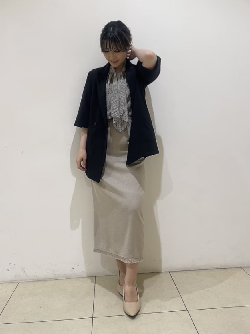 watanabeさんの「UNTITLED｜【吸水速乾/洗える】ハーフスリーブジャケット」を使ったコーディネート