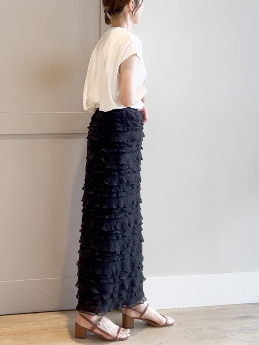 yamakoさんの「grove｜【Lee&times;grove別注】PRINT　SLEEVELESS T-SHIRTS」を使ったコーディネート