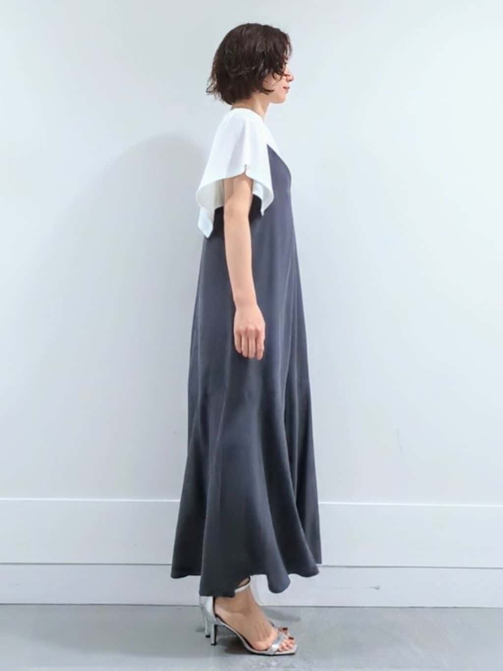 ミズタさんの「UNTITLED｜【きれいめ／接触冷感／日本製】ハンカチスリーブプルオーバー」を使ったコーディネート