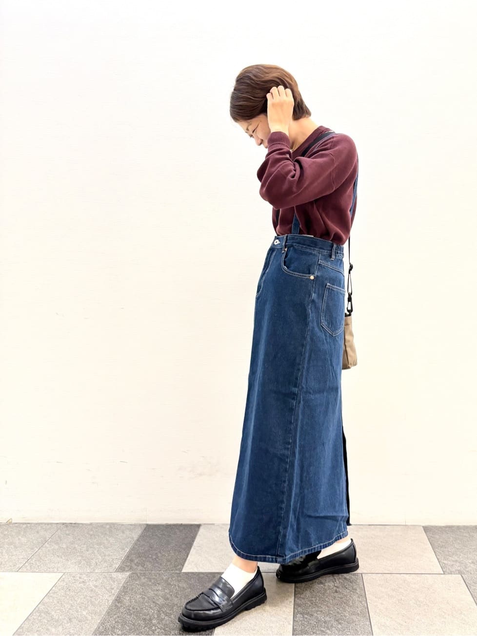 Haruさんの「Dessin｜【洗える】刺繍入りジャカードニット」を使ったコーディネート