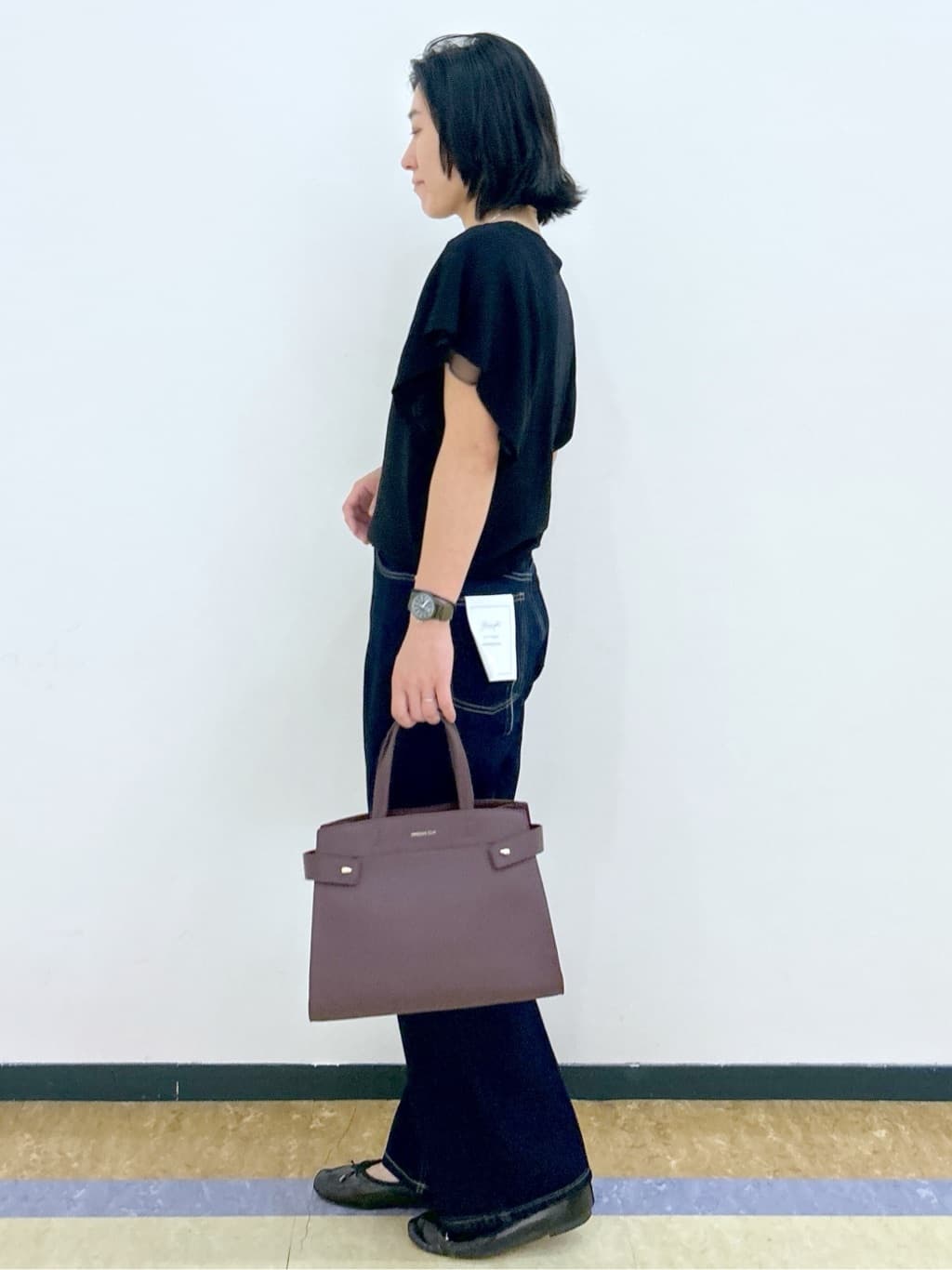 su.さんの「index｜《丈が選べる》ストレートデニムパンツ【洗濯機洗い可】」を使ったコーディネート