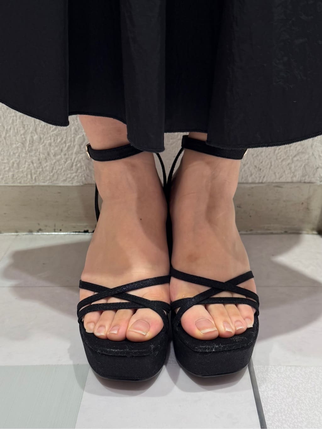 SEIKOさんの「ESPERANZA｜厚底アンクルベルトサンダル」を使ったコーディネート