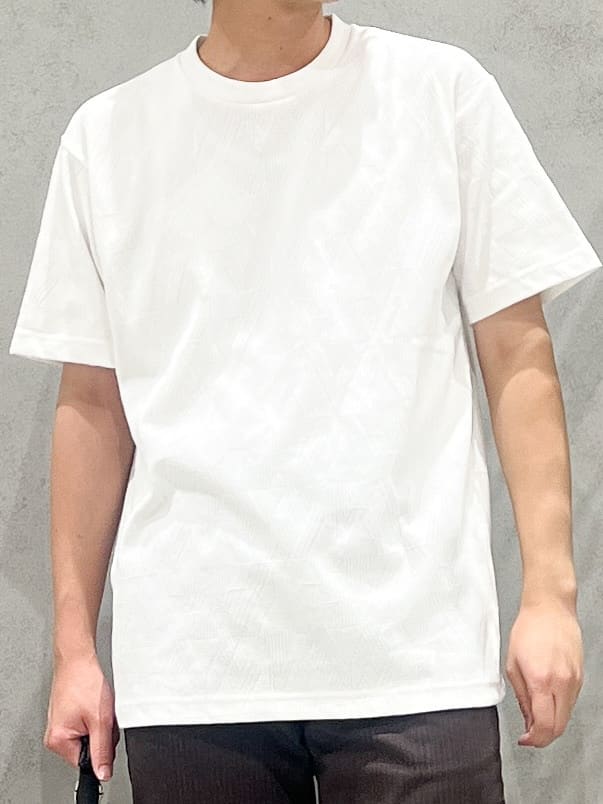 SHI-MAさんの「THE SHOP TK｜パターンジャカード半袖Tシャツ【洗濯機OK】」を使ったコーディネート