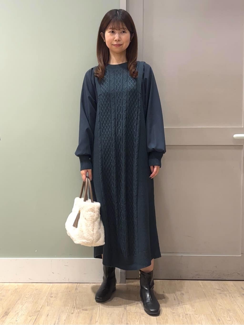しばみさんの「grove｜【名品アウター/3WAY・はっ水】ボアライナー付マウンテンパーカ」を使ったコーディネート