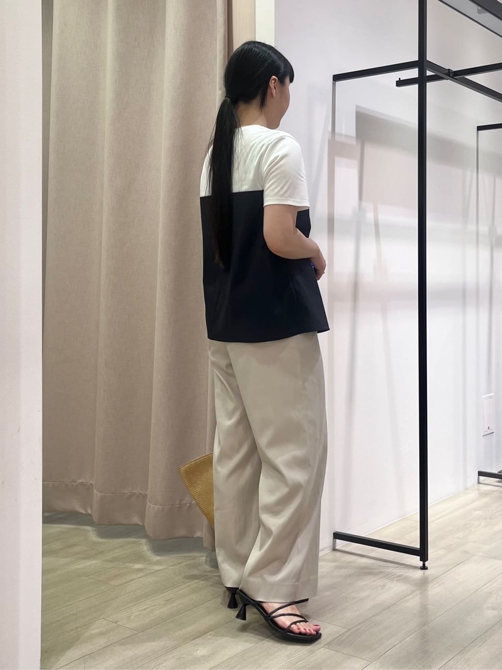 hasuさんの「INDIVI｜ラウンドショートネックレス」を使ったコーディネート