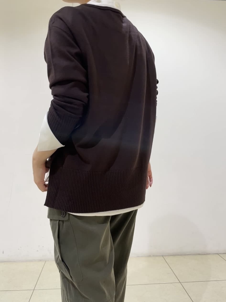 watanabeさんの「UNTITLED｜【8色展開/体型カバー】魅せるタイムレスニット」を使ったコーディネート