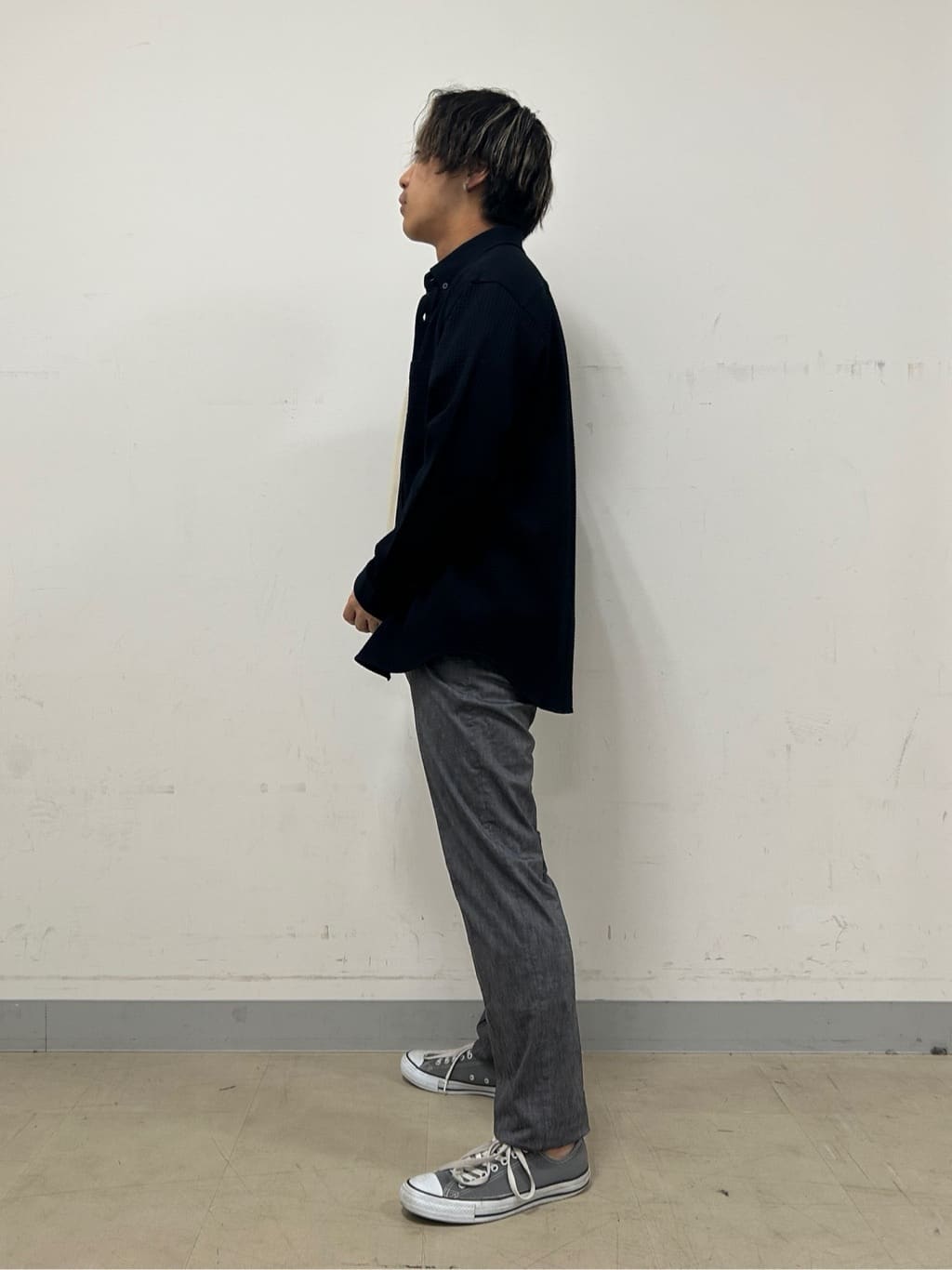 Hiroさんの「TAKEO KIKUCHI｜【抗菌防臭/シーズンレス】シアサッカー ジャージシャツ」を使ったコーディネート