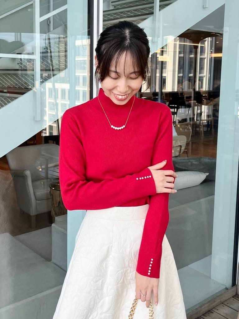 はばさんの「Couture brooch｜フェイクファーチェーンバッグ」を使ったコーディネート