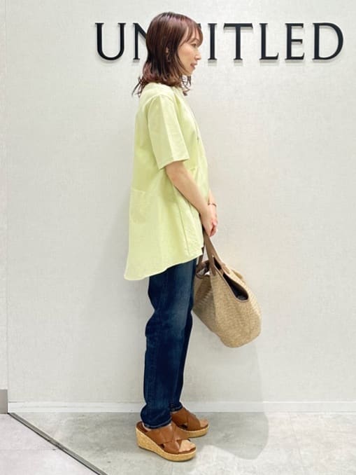 Miwaさんの「UNTITLED｜【Healthy DENIM&times;UNTITLED】別注 R Mrytle（リマートル）テーパードデニム」を使ったコーディネート