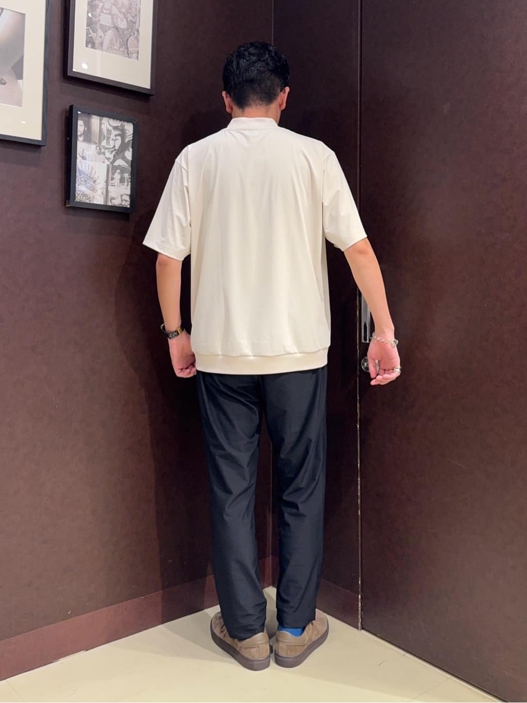 shuheiさんの「TAKEO KIKUCHI｜【COOL CITY WEAR】テーラードTシャツ /接触冷感」を使ったコーディネート