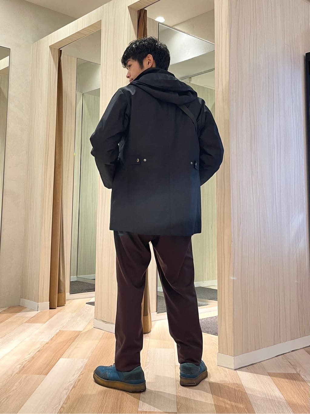 URAさんの「TAKEO KIKUCHI｜【3WAY】グレンチェック ダウンライナー ブルゾン」を使ったコーディネート