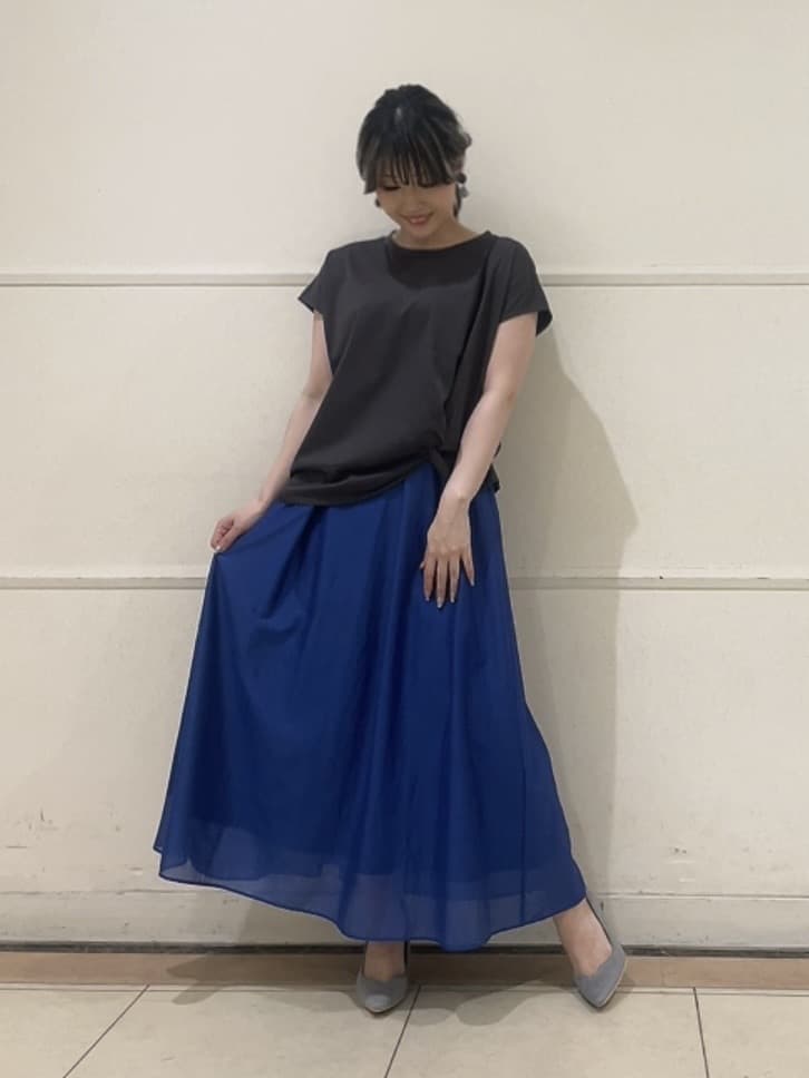 watanabeさんの「UNTITLED｜【洗える/Tシャツ】ツイストプルオーバー」を使ったコーディネート