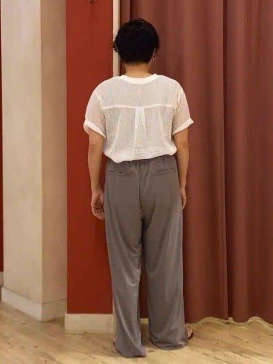 cameさんの「SHOO･LA･RUE｜【S-LL】メッシュ素材で大人ヘルシー ポケット付きデザイントップス」を使ったコーディネート