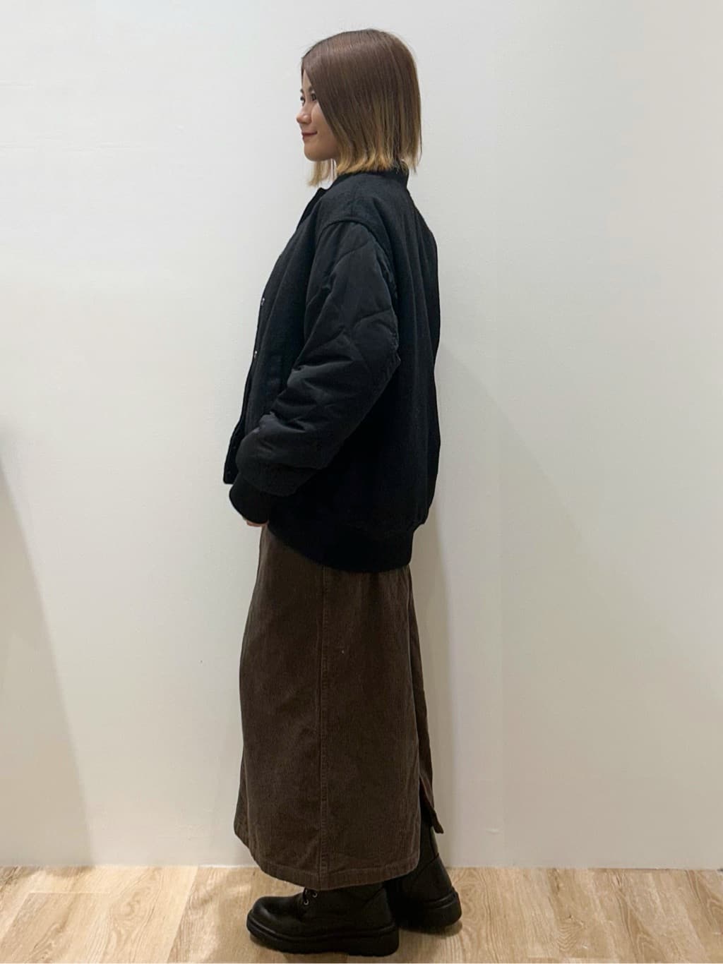 suzukaさんの「OPAQUE.CLIP｜《リバーシブル》キルティングブルゾン」を使ったコーディネート