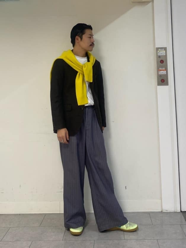 石井友也さんの「TAKEO KIKUCHI｜【Sサイズ～】ラッセルメッシュ ジャケット」を使ったコーディネート