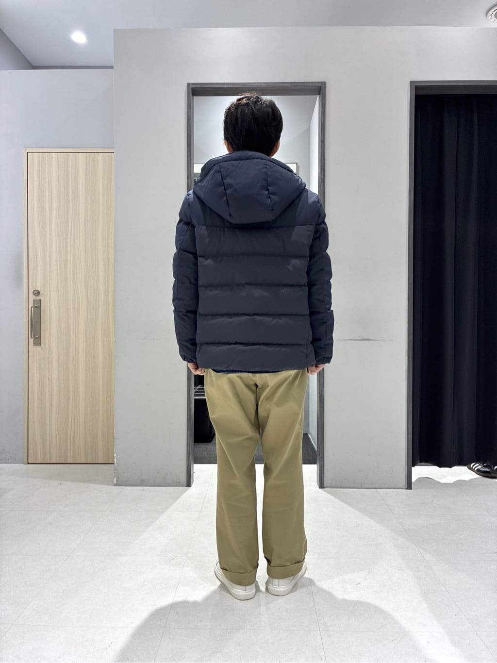 わいずみさんの「TAKEO KIKUCHI｜カラーコンビ ダウンブルゾン」を使ったコーディネート