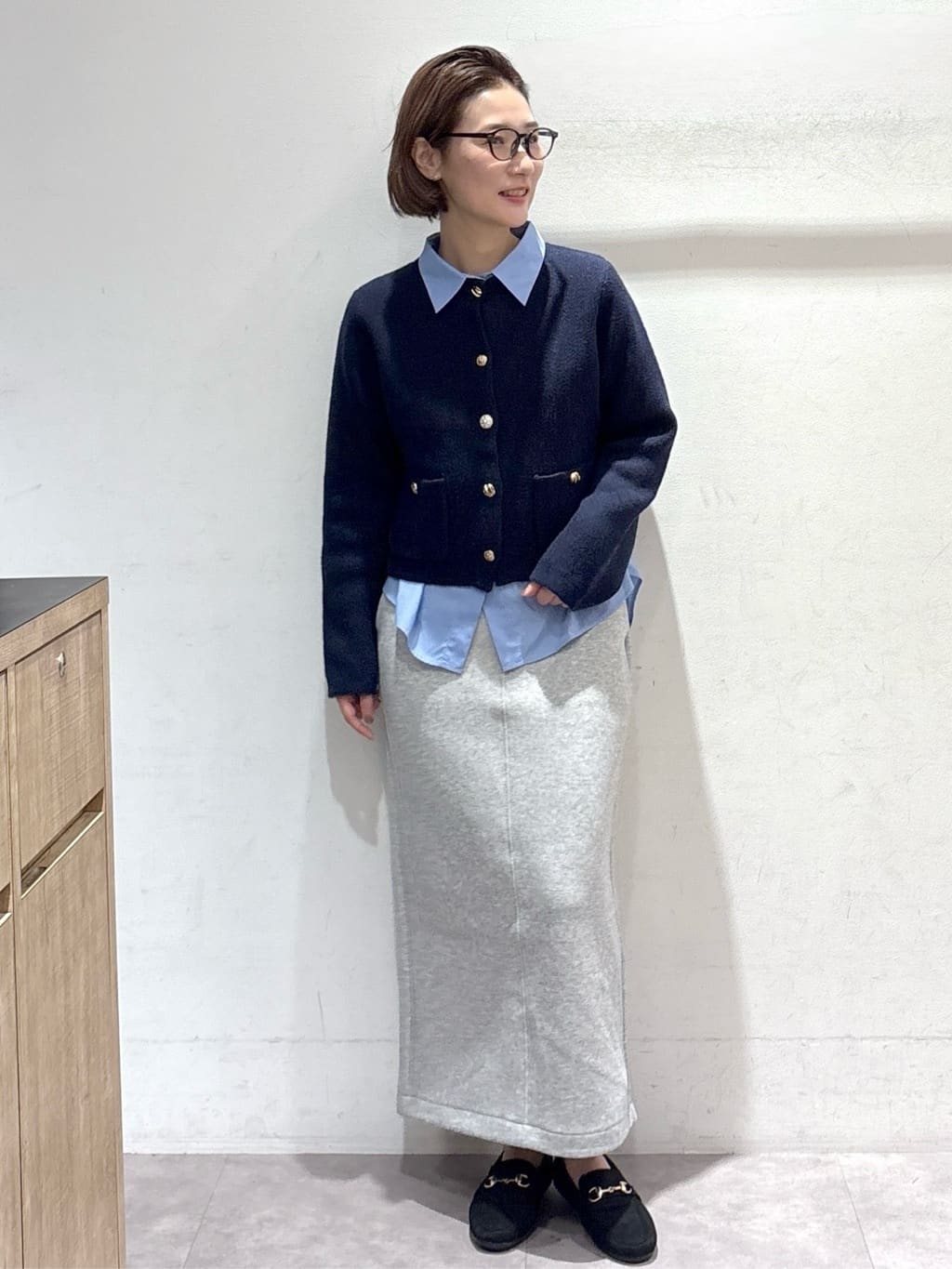たけねぇさんの「OPAQUE.CLIP｜ポケット刺繍レギュラーカラーシャツ【洗濯機OK】」を使ったコーディネート