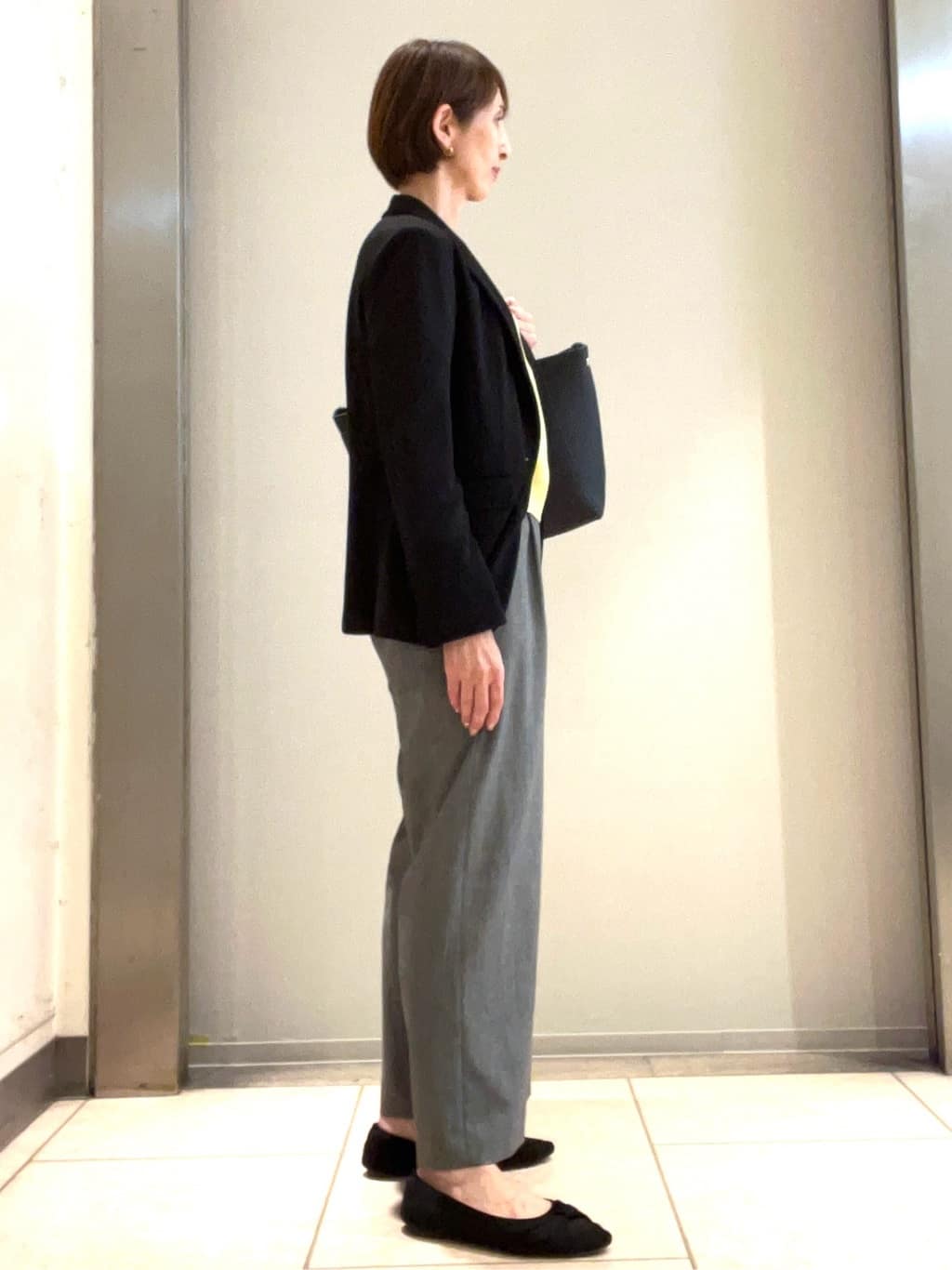 TOMOMIさんの「Reflect｜【すっきりシルエット】ワイドクロップドパンツ」を使ったコーディネート