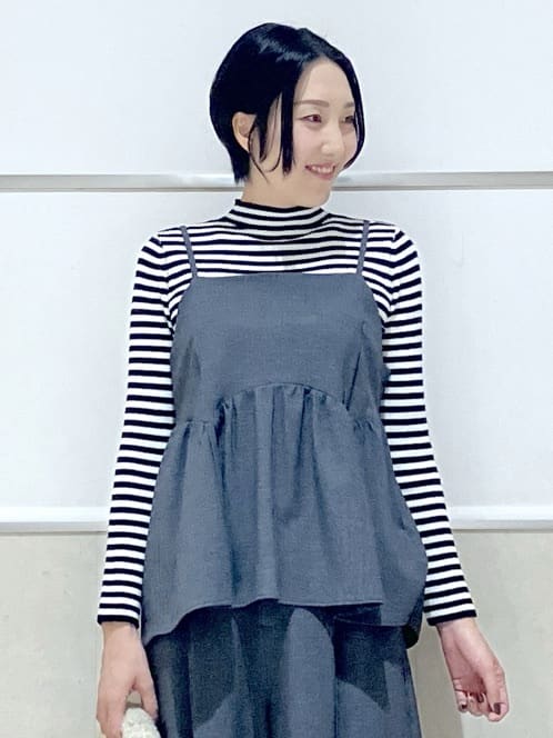 eriko さんの「Dessin｜【撥水・2WAY】ミュラーダウンコートミドル丈」を使ったコーディネート
