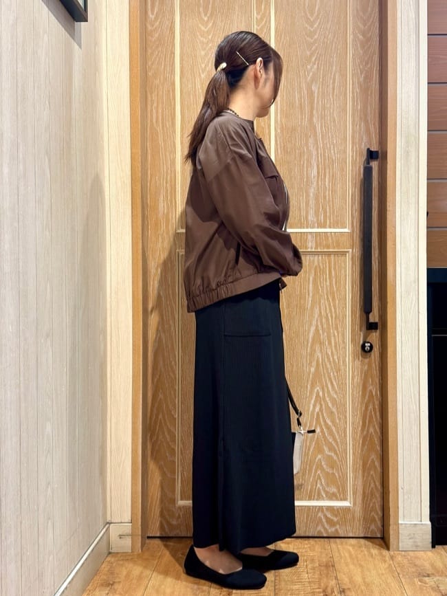 KAORIさんの「SHOO･LA･RUE｜【S-LL】寒暖差のある時期に 大人上品なシアーブルゾン」を使ったコーディネート