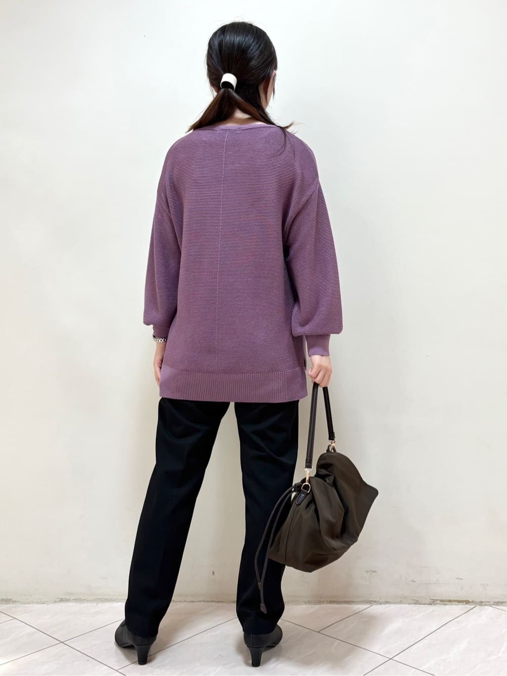 mikiさんの「Reflect｜【パンツ合わせにぴったり◎】ゆったりオフボディニット」を使ったコーディネート