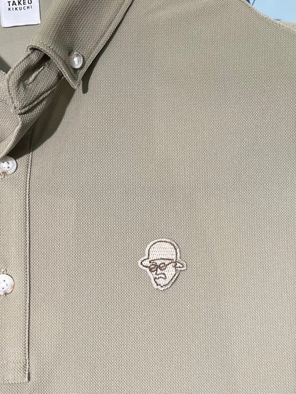 uedaさんの「TAKEO KIKUCHI｜【COOL CITY WEAR】エアートール ポロシャツ /接触冷感・通気性」を使ったコーディネート