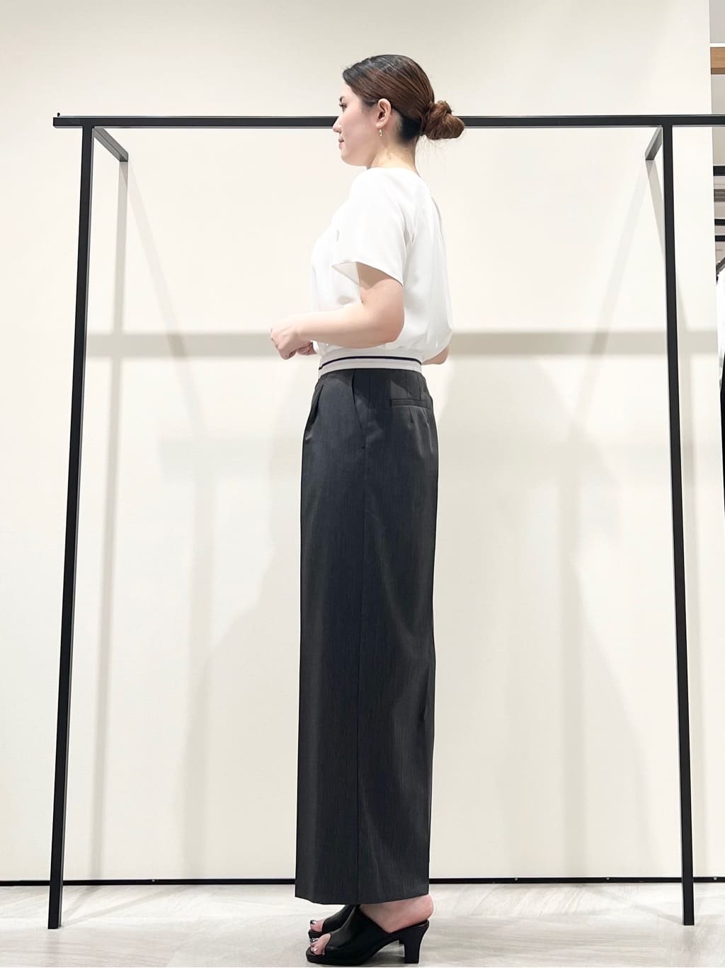 T.Kさんの「INDIVI｜【UVケア】タックブラウス」を使ったコーディネート