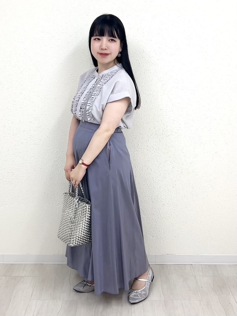 Mitsukiさんの「UNTITLED｜メタリックメッシュトート」を使ったコーディネート
