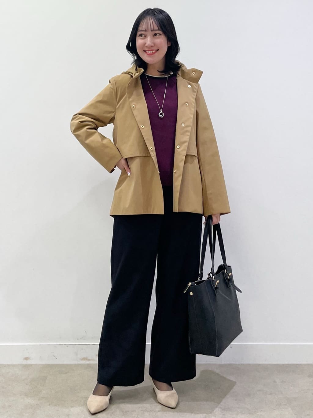 yukariさんの「Reflect｜【すっきり見え／フード取り外し可／通勤におすすめ◎】ライティアウター」を使ったコーディネート