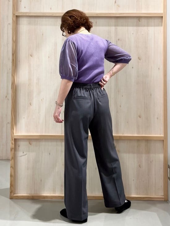 nakoさんの「THE SHOP TK｜ノーカラージレ【セットアップ可/洗濯機OK】」を使ったコーディネート