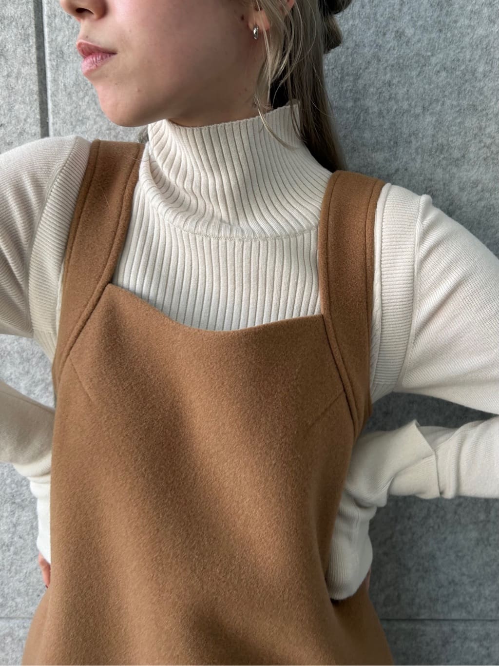 honoka Aさんの「CODE A｜wool mini dress」を使ったコーディネート