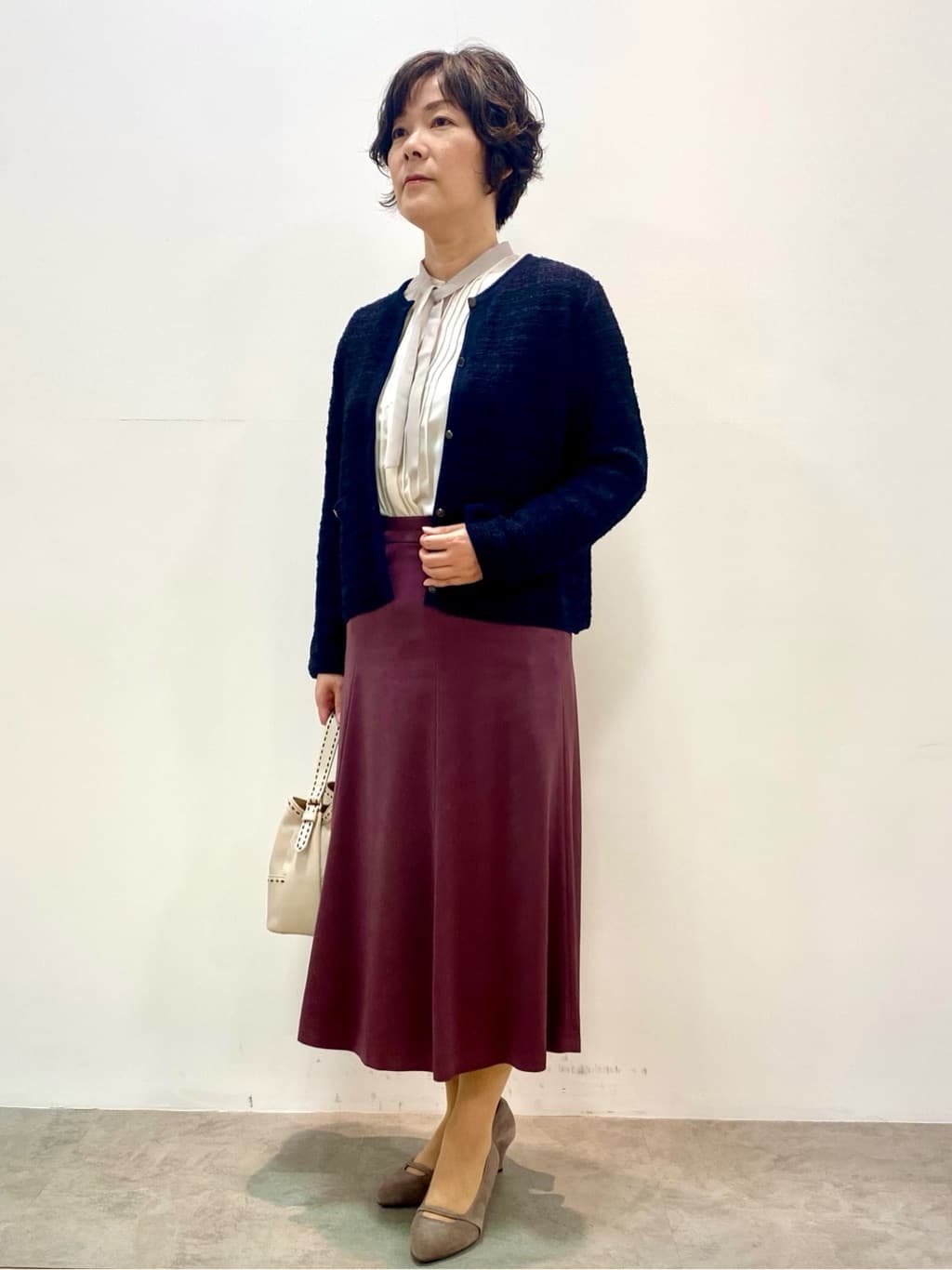 oharaさんの「Reflect｜【ライトアウター／ゆったりシルエット／気軽な羽織に◎】ドライタッチカーディガン」を使ったコーディネート