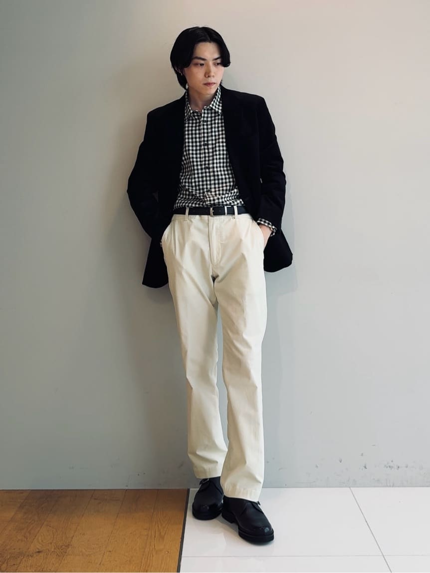 Tightさんの「TAKEO KIKUCHI｜【Sサイズ～】ストレッチコーデュロイ ジャケット」を使ったコーディネート