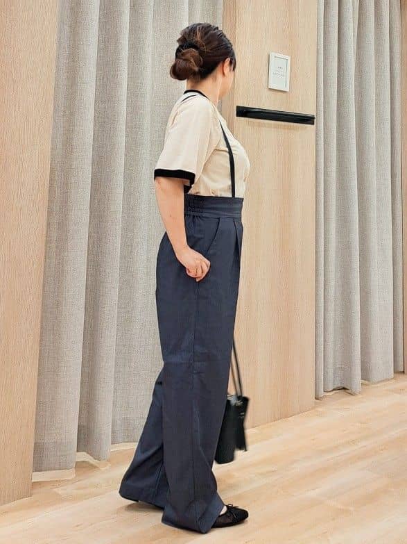 ふるさんの「grove｜【2WAY】ハイパーストレッチストラップパンツ」を使ったコーディネート