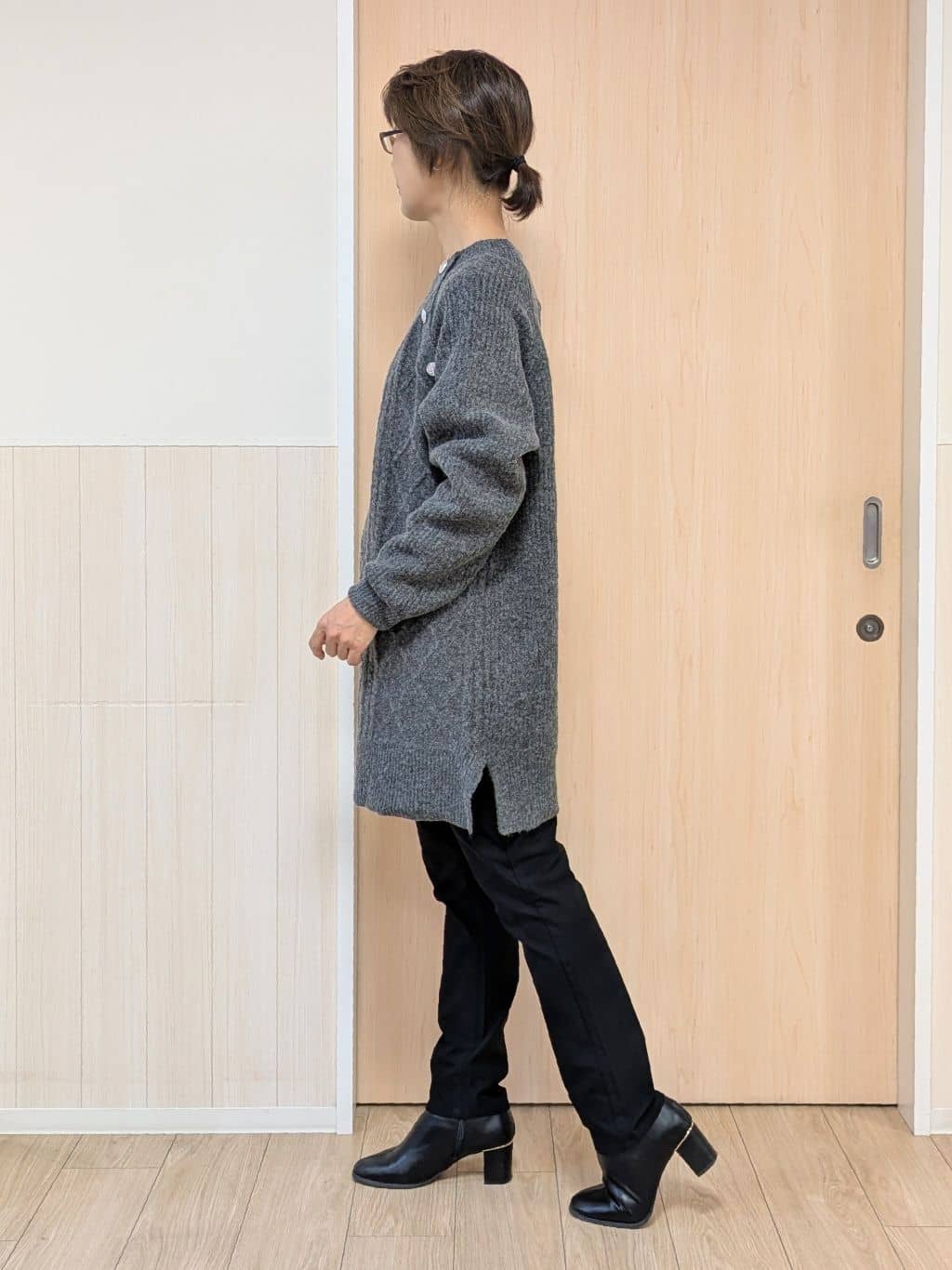 YuAさんの「SHOO･LA･RUE｜【着丈選べる】ケーブル柄ニットワンピース」を使ったコーディネート