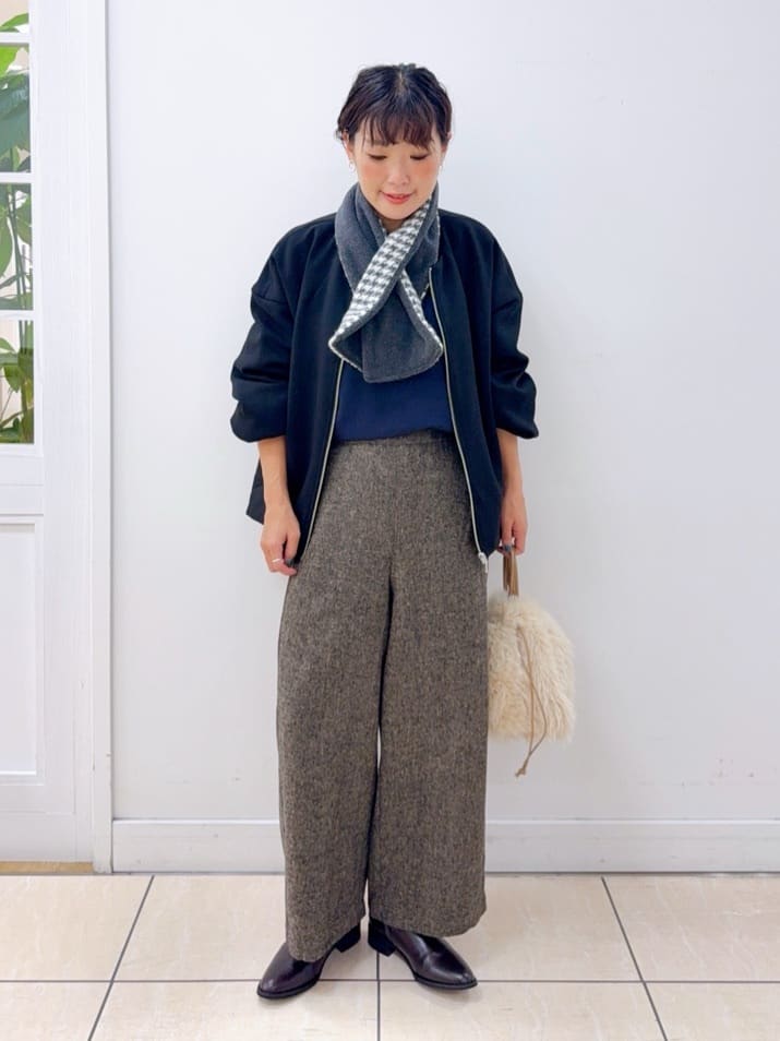 Osawaさんの「Dessin｜ダンボールジップブルゾン」を使ったコーディネート