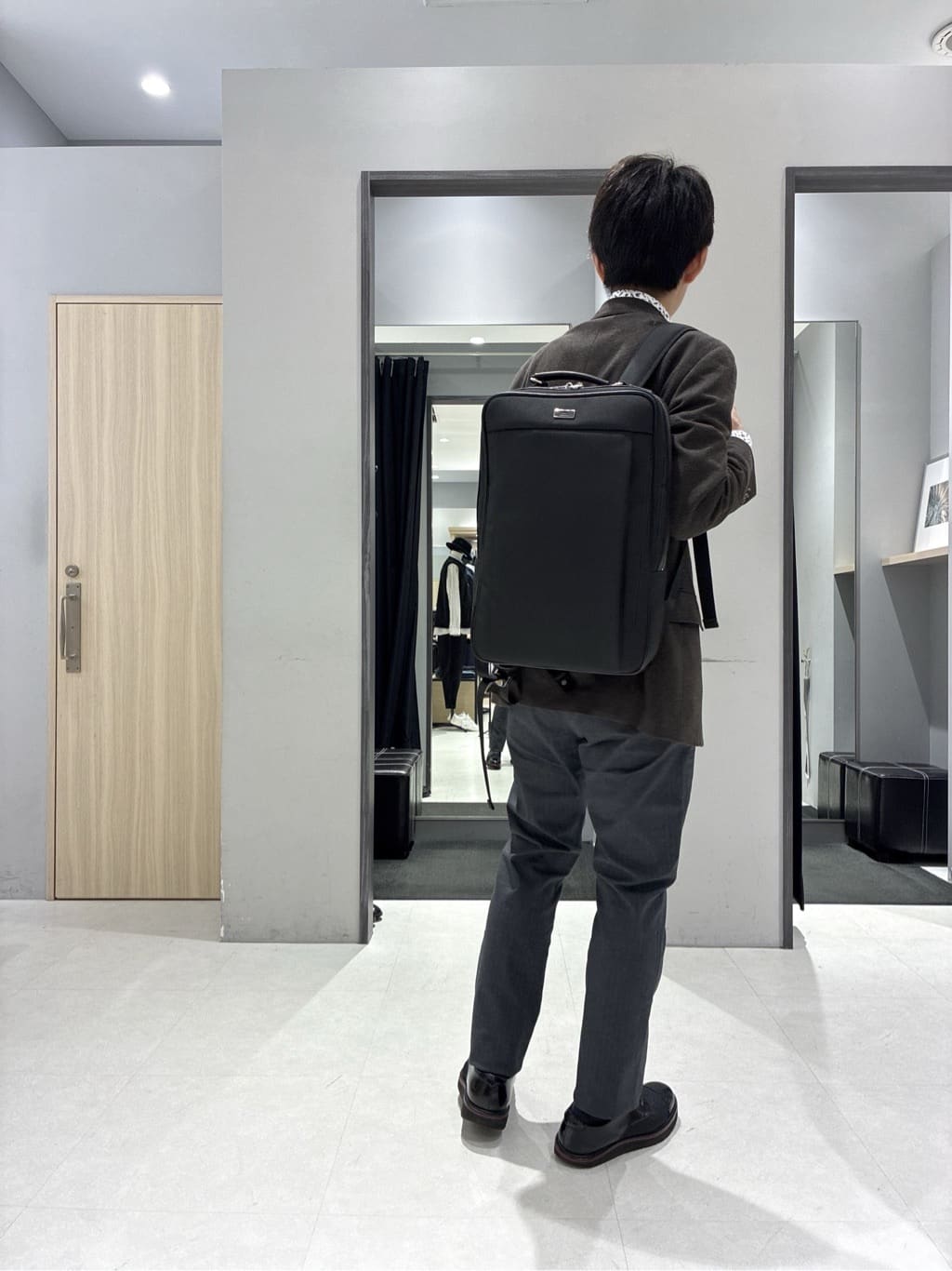 わいずみさんの「TAKEO KIKUCHI｜【None Of Stress】アクティブジャージ 千鳥 ジャケット」を使ったコーディネート