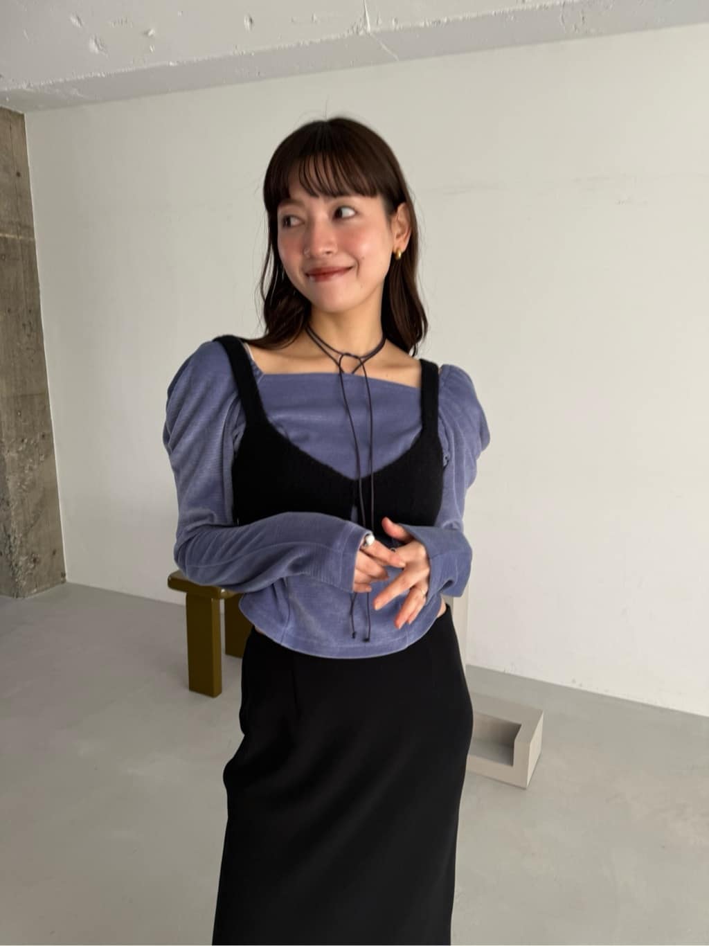 miyu maesakaさんの「CODE A｜M cloudy bra tops」を使ったコーディネート