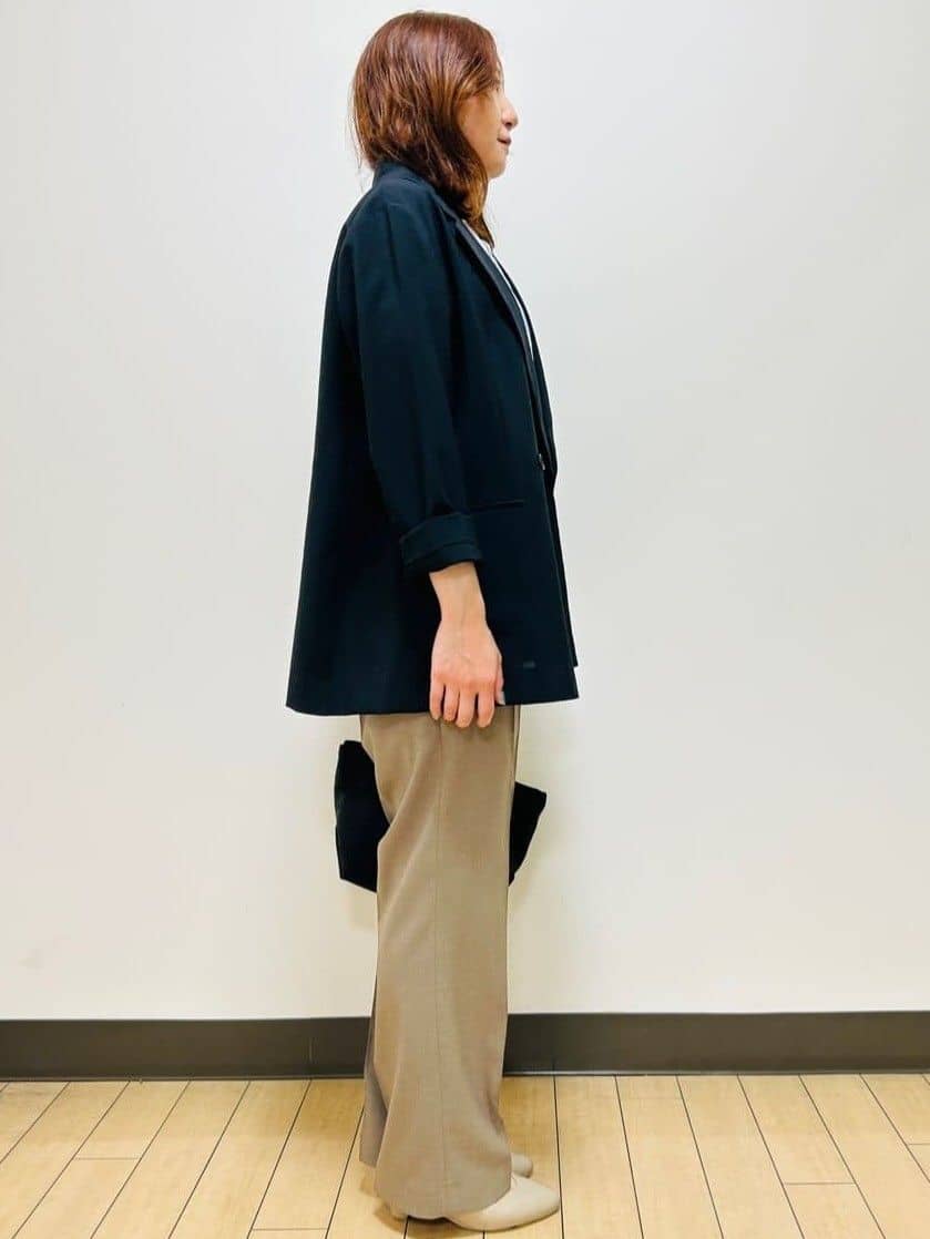 miiiさんの「Reflect｜【洗える】ドビーストライプブラウス」を使ったコーディネート