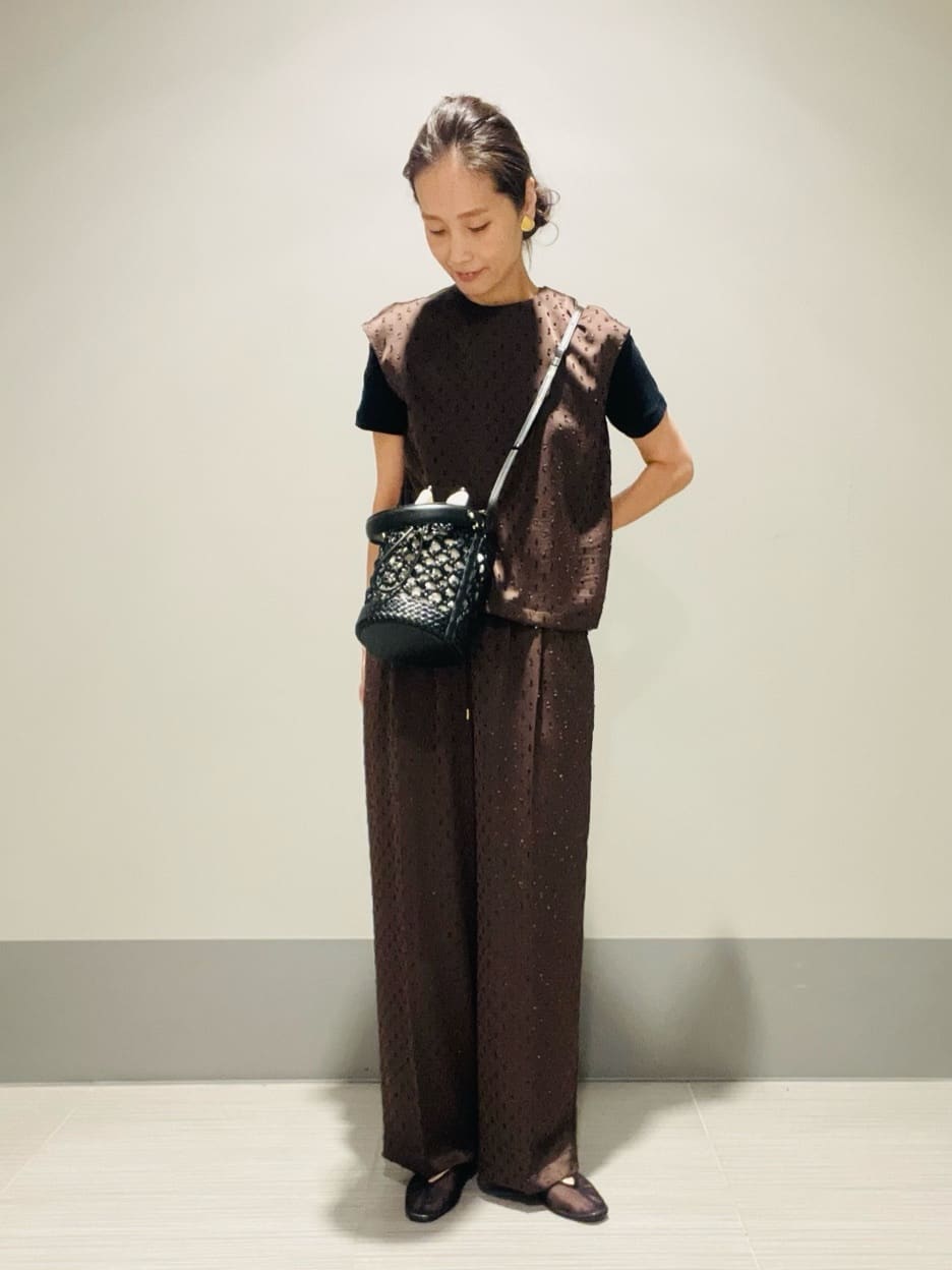Annさんの「DRESSTERIOR｜◆【otonaMUSE5月号掲載/3WAY】メッシュ＆キャンバス バケツBAG」を使ったコーディネート