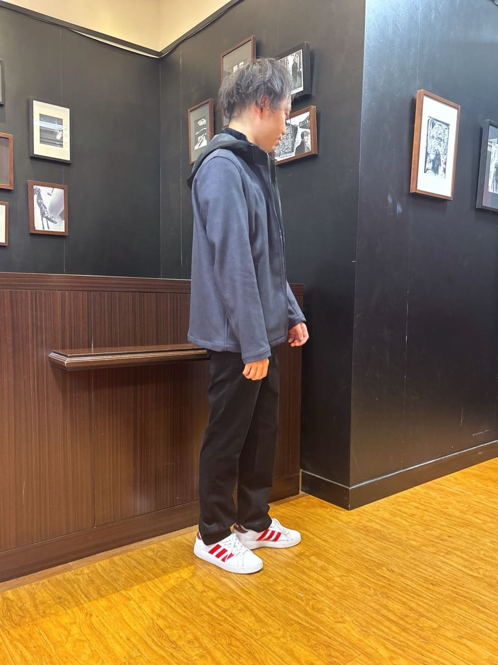 KEIさんの「TAKEO KIKUCHI｜【JUST ONE LAYER】ダウンファブリック ジップアップ フード ブルゾン」を使ったコーディネート