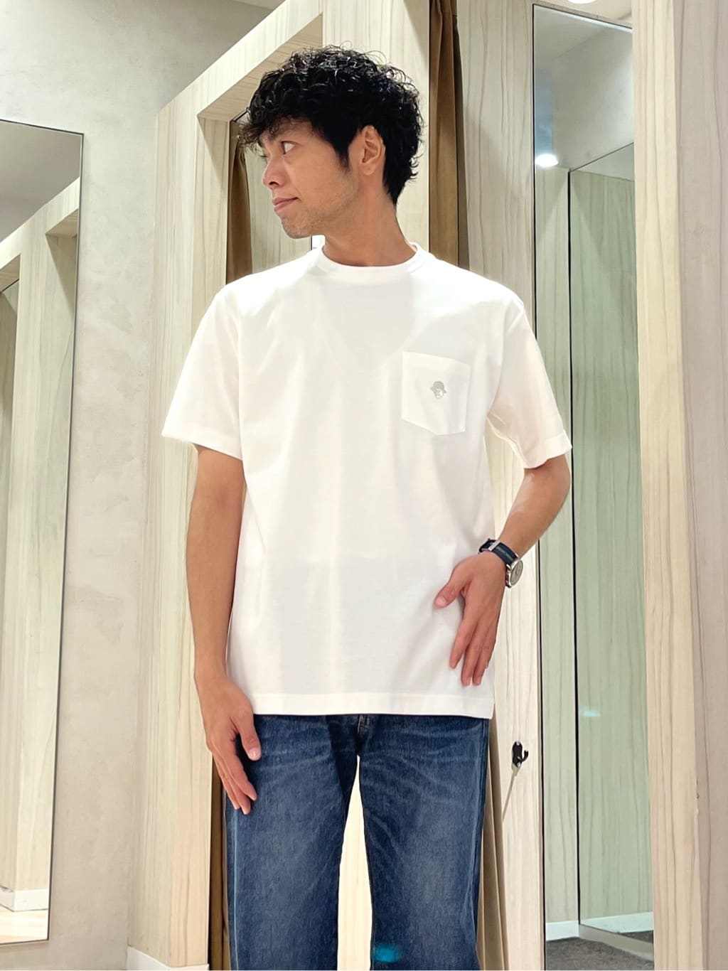 URAさんの「TAKEO KIKUCHI｜リラックス カーディガン ジャケット」を使ったコーディネート