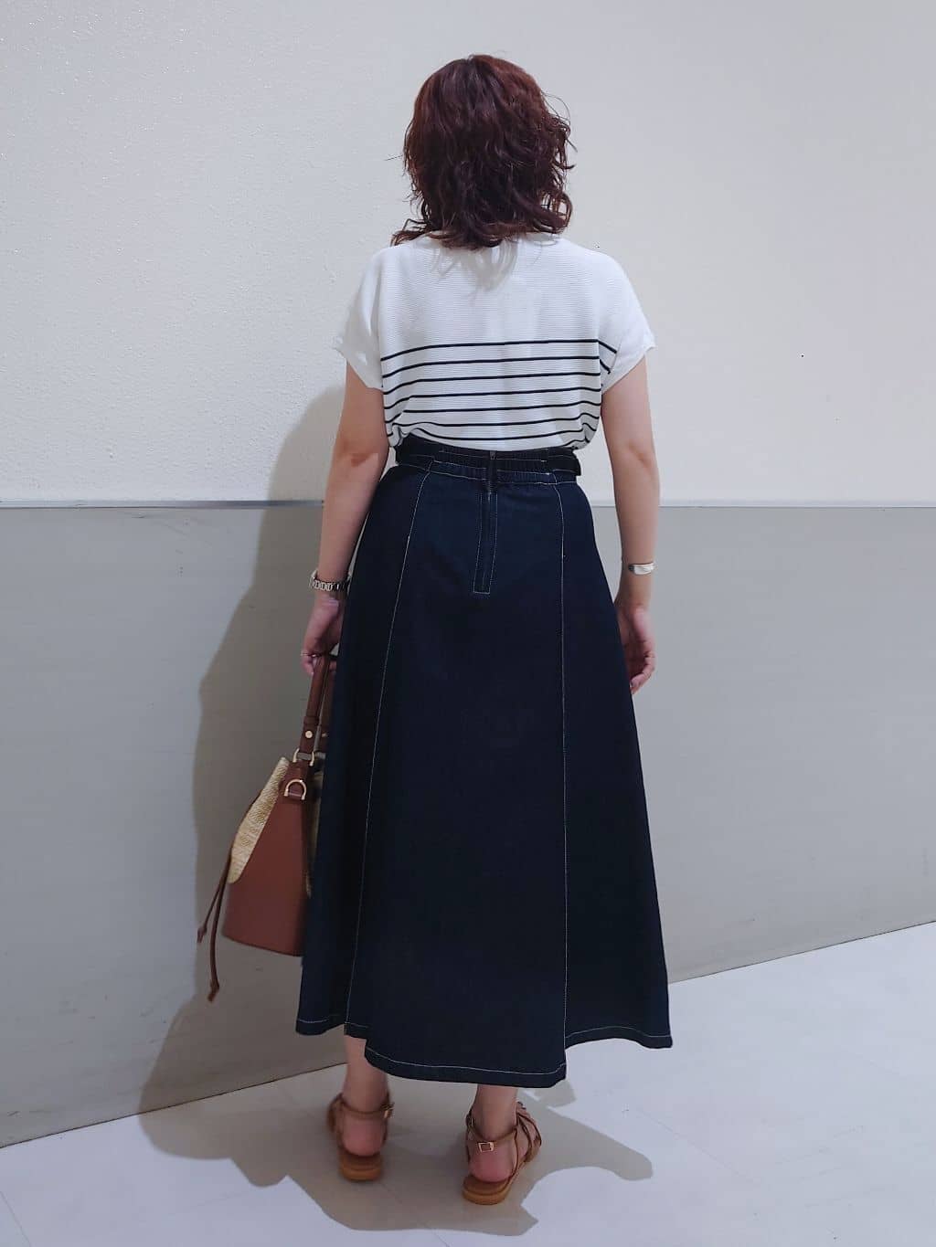 maruさんの「THE SHOP TK｜【6色展開】さらさらフレンチニット【毛玉になりにくい/洗濯機OK】」を使ったコーディネート
