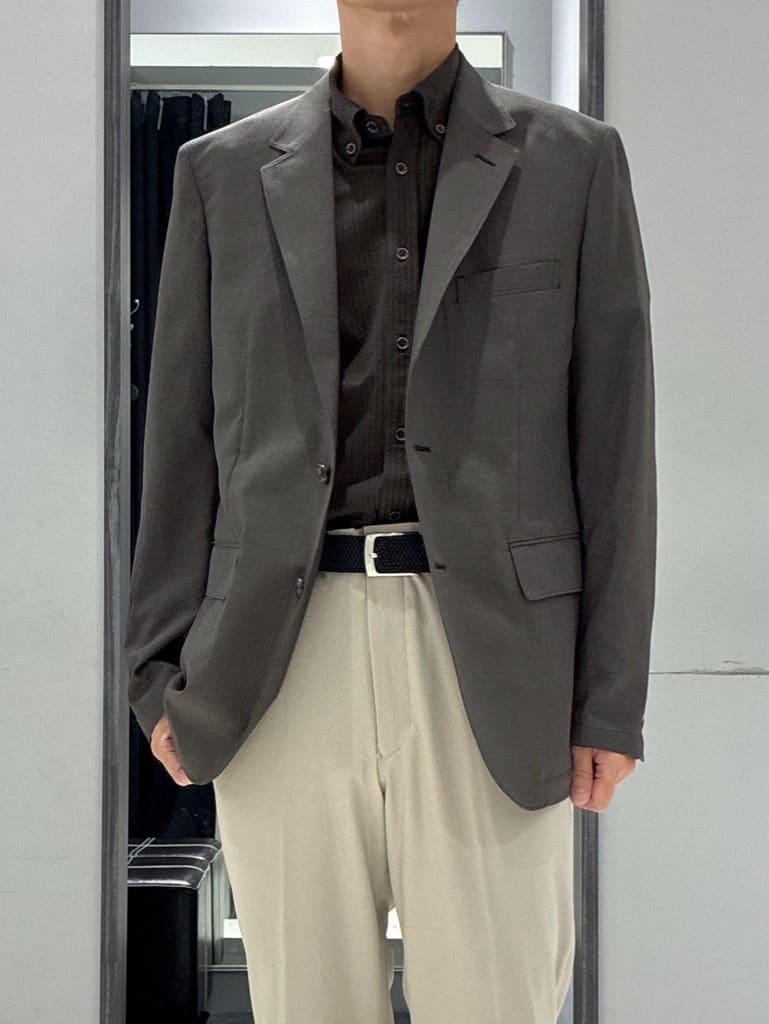 わいずみさんの「TAKEO KIKUCHI｜【COOL CITY WEAR】アーバンクール ジャケット /接触冷感・吸水速乾」を使ったコーディネート
