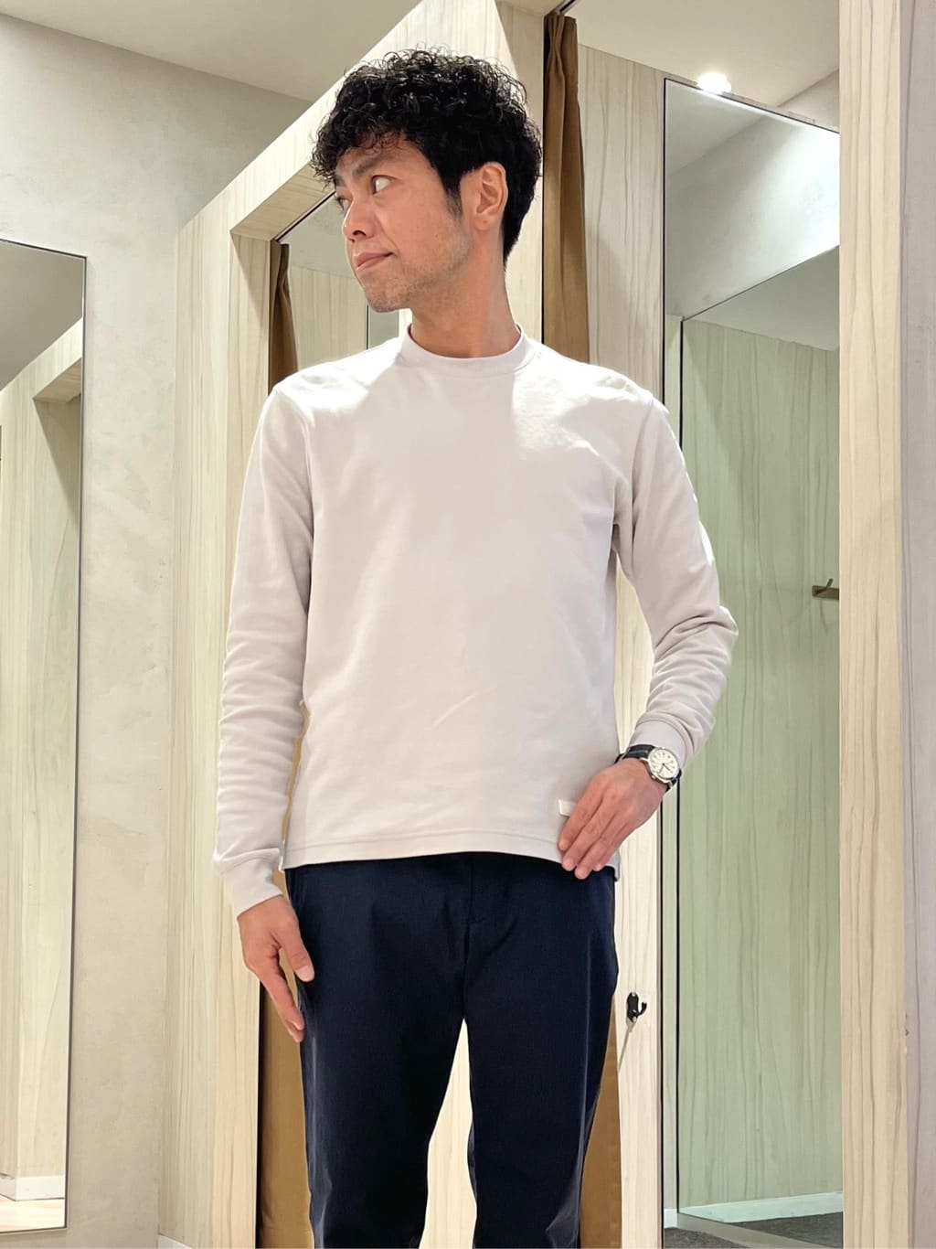 URAさんの「TAKEO KIKUCHI｜【3WAY】ドビー ダウンライナー付ブルゾン」を使ったコーディネート