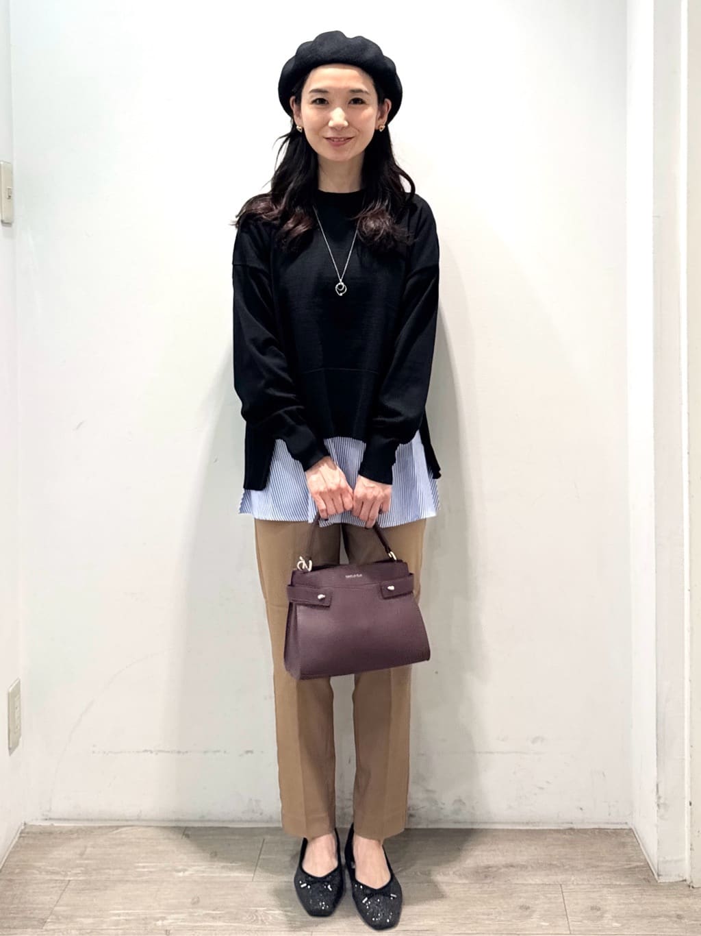 yuicciさんの「OPAQUE.CLIP｜《ツインセット》リラクシーサイドスリットニット&times;ドッキングタンク【洗濯機洗い可】」を使ったコーディネート