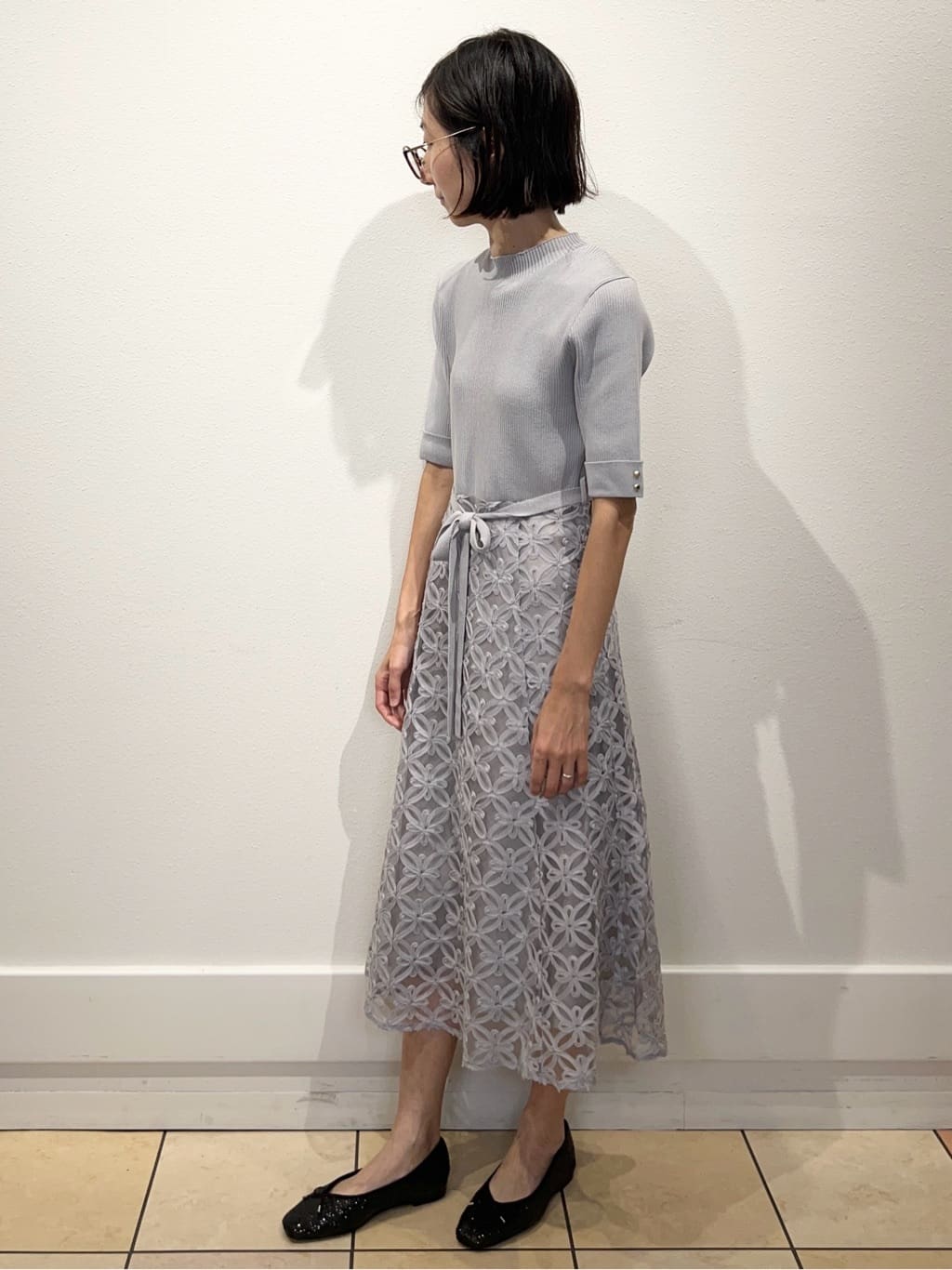 ももちぃさんの「index｜《美人百花掲載》名品フラットバレエシューズ」を使ったコーディネート