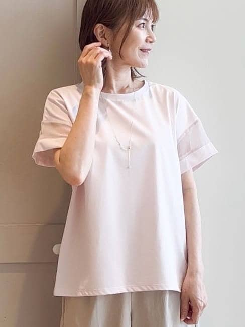 yamakoさんの「grove｜サマーハイパーストレッチワイドパンツ」を使ったコーディネート
