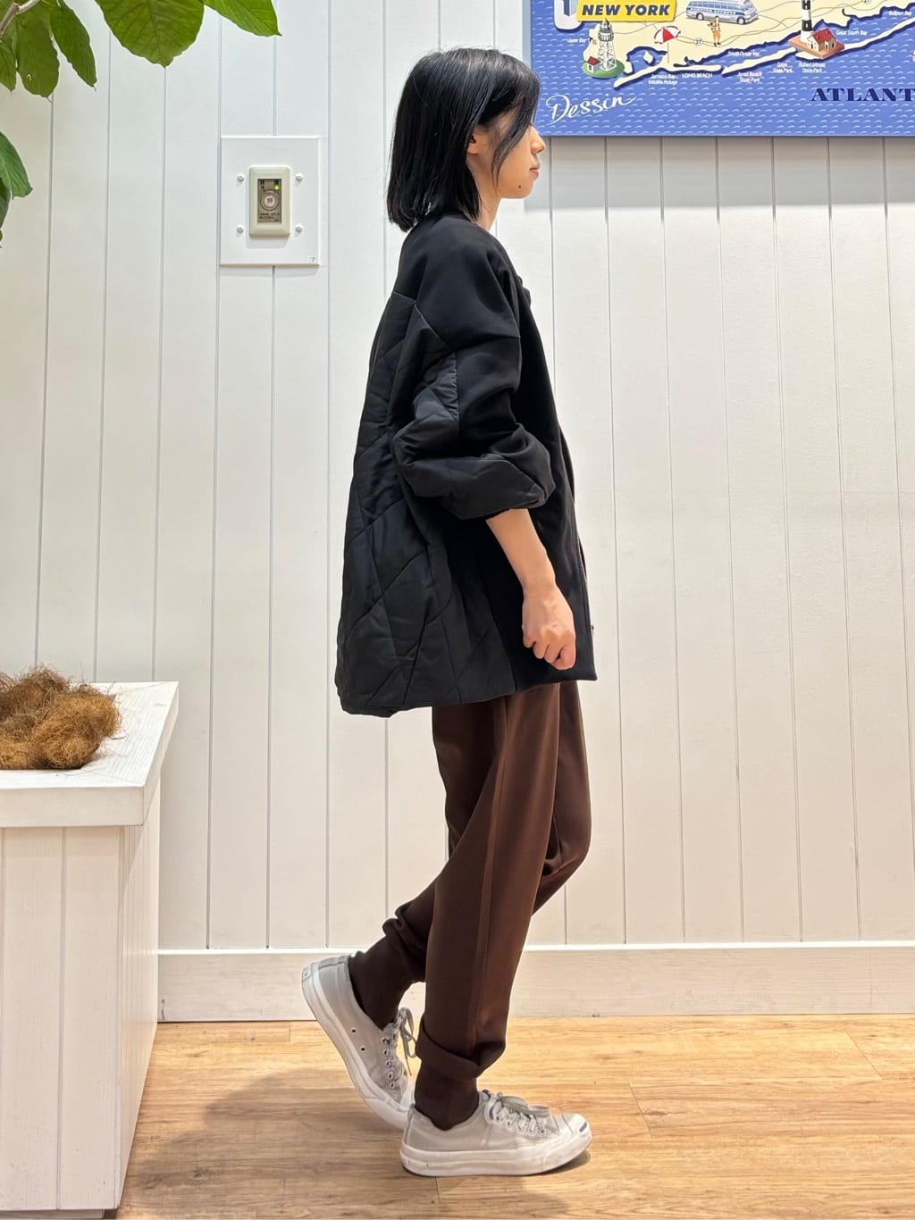 OKADAさんの「Dessin｜ダンボールジップブルゾン」を使ったコーディネート